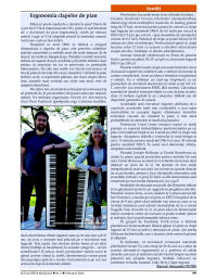 Ergonomia clapelor de pian, in revista Actualitatea muzicala
